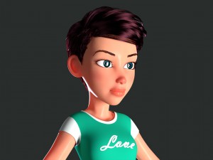 female character peny 3D Model