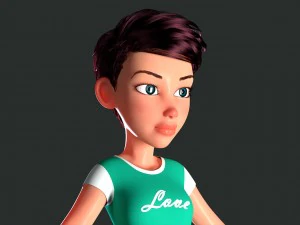 female character peny 3D Model