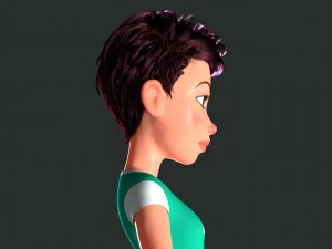 female character peny 3D Model
