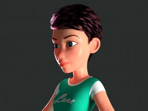 female character peny 3D Model