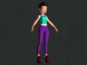 female character peny 3D Model