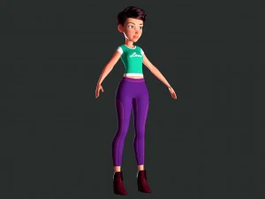 female character peny 3D Model