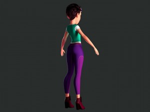 female character peny 3D Model