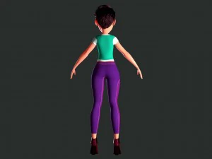 female character peny 3D Model