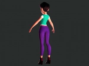 female character peny 3D Model