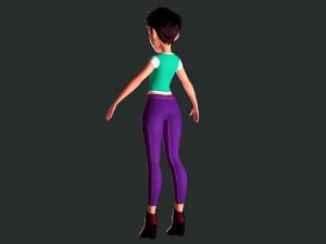 female character peny 3D Model