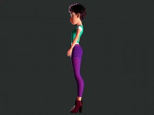 female character peny 3D Model