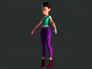 female character peny 3D Model