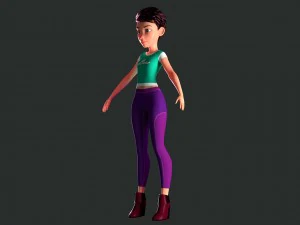 female character peny 3D Model