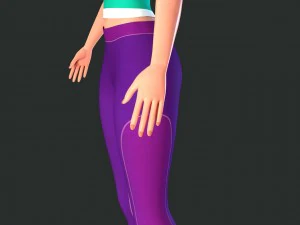 female character peny 3D Model
