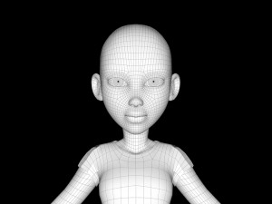 female character peny 3D Model