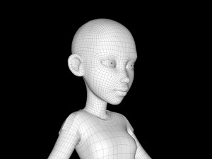 female character peny 3D Model