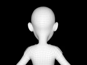 female character peny 3D Model