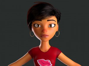 female character mery 3D Model