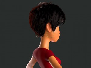 female character mery 3D Model