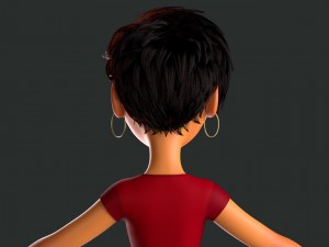 female character mery 3D Model