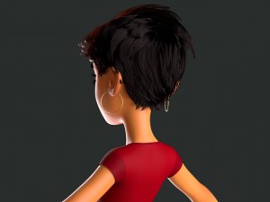 female character mery 3D Model