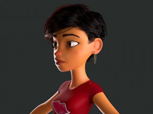 female character mery 3D Model