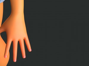 female character mery 3D Model