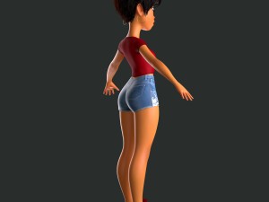 female character mery 3D Model