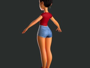 female character mery 3D Model