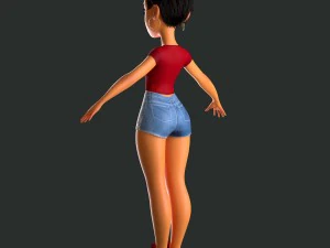 female character mery 3D Model