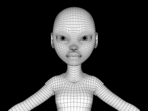 female character mery 3D Model