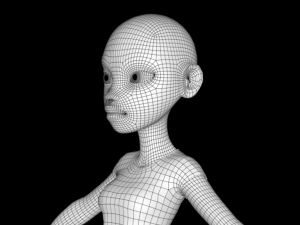 female character mery 3D Model