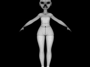 female character mery 3D Model