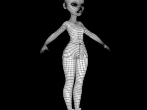 female character mery 3D Model