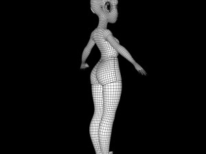female character mery 3D Model