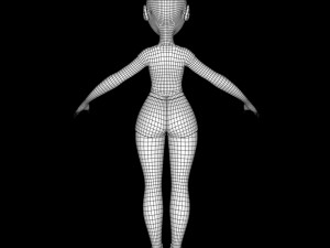 female character mery 3D Model