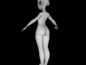 female character mery 3D Model