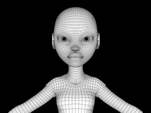 female character mery 3D Model