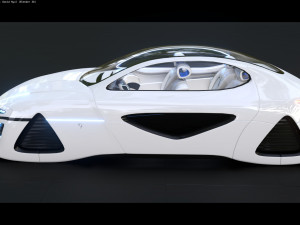 Affekta X-Fusion S2 BEST FUTURISTIC SCI-FI CYBER concept car Low-poly 3D मॉडल