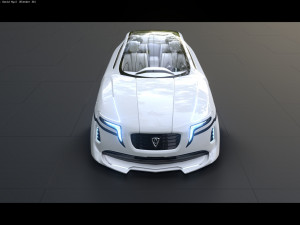Affekta X-Fusion S2 BEST FUTURISTIC SCI-FI CYBER concept car Low-poly 3D मॉडल