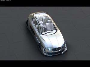 Affekta X-Fusion S2 BEST FUTURISTIC SCI-FI CYBER concept car Low-poly 3D मॉडल