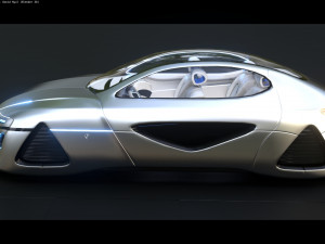Affekta X-Fusion S2 BEST FUTURISTIC SCI-FI CYBER concept car Low-poly 3D मॉडल