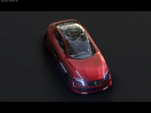 Affekta X-Fusion S2 BEST FUTURISTIC SCI-FI CYBER concept car Low-poly 3D मॉडल