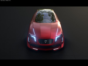 Affekta X-Fusion S2 BEST FUTURISTIC SCI-FI CYBER concept car Low-poly 3D मॉडल