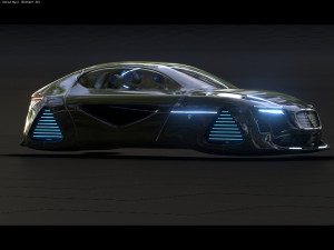 Affekta X-Fusion S2 BEST FUTURISTIC SCI-FI CYBER concept car Low-poly 3D मॉडल