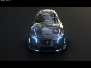 Affekta X-Fusion S2 BEST FUTURISTIC SCI-FI CYBER concept car Low-poly 3D मॉडल