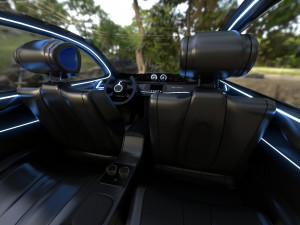 Affekta X-Fusion S2 BEST FUTURISTIC SCI-FI CYBER concept car Low-poly 3D मॉडल