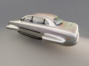 Affekta 300 Concept oldtimer retro Cyberpunk HD 3D Модель