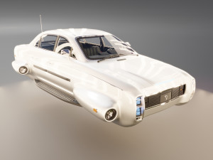 Affekta 300 Concept oldtimer retro Cyberpunk HD 3D Модель