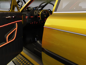 Affekta 300 Concept oldtimer retro Cyberpunk HD 3D Модель