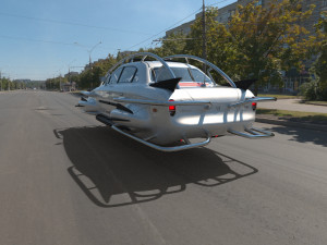 Affekta 300 Concept oldtimer retro Cyberpunk HD 3D Модель