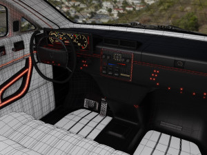 Affekta 300 Concept oldtimer retro Cyberpunk HD 3D Модель