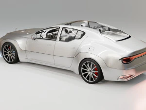 Affekta Luxuria 2022 Concept futuristic cyberpunk car BEST DESIGN 3D Model