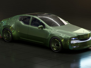 Affekta Luxuria 2022 Concept futuristic cyberpunk car BEST DESIGN 3D 모델
